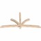 Ekena Millwork Davenport Smooth Timber Gable Bracket, Douglas Fir, 84"W x 45"H x 3 1/2"D x 3 1/2"F, 13/12 Pitch GBW084X45X0404DAV00SDF - alternate 4